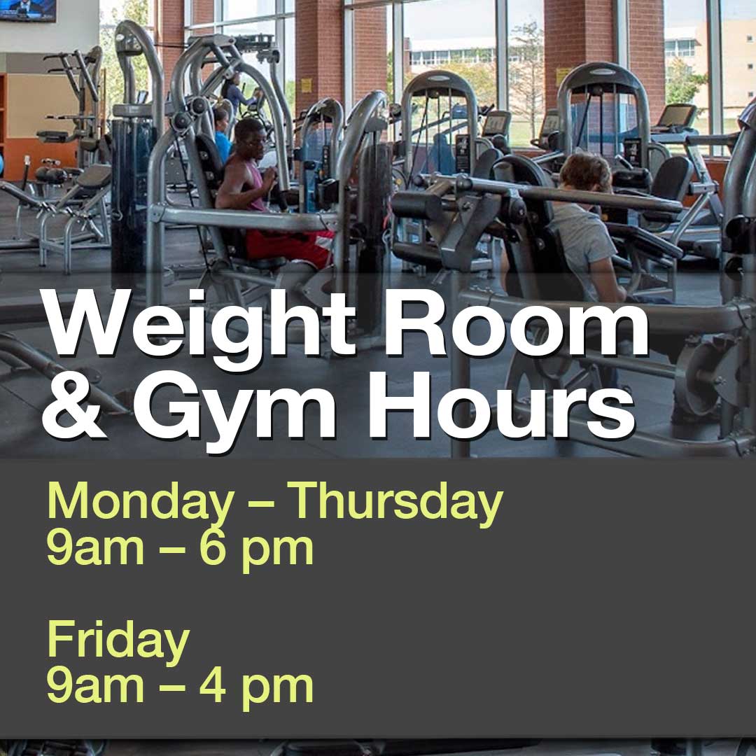 The Gym &amp; Weight Room is now open for student and employee use. Valid Alamo Colleges ID required for access. For hours and more info, visit alamo.edu/nlc/experience…