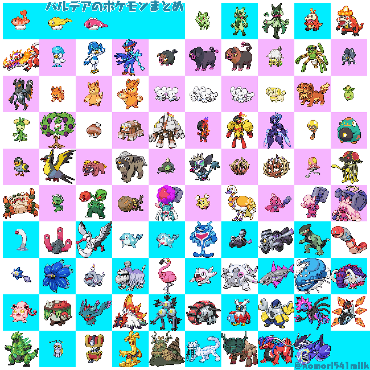 #親愛なるポケモンアーティストと繋がりたい

イラストもドット絵も、漫画も時々描いてます。 