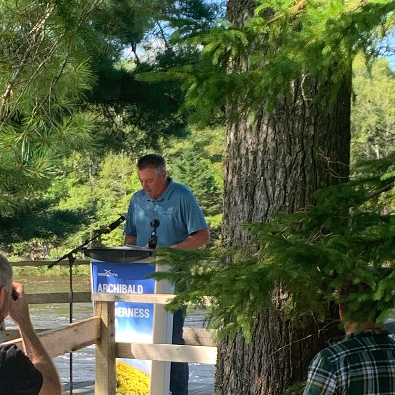 The Archibald Lake Wilderness Area is NOW PROTECTED!!

We thank Chris Miller (<a href="/NSwilderness/">Chris Miller, PhD 🇨🇦</a>) and his team at <a href="/CPAWSnovascotia/">CPAWS Nova Scotia</a> for their help, and the support of <a href="/TimothyHalman/">Timothy Halman</a> and <a href="/gregmorrowpc/">Greg Morrow MLA Guysborough-Tracadie</a> for making this possible.

#SaveArchibaldLake (✔️😀) #NovaScotia @SMRASalmon