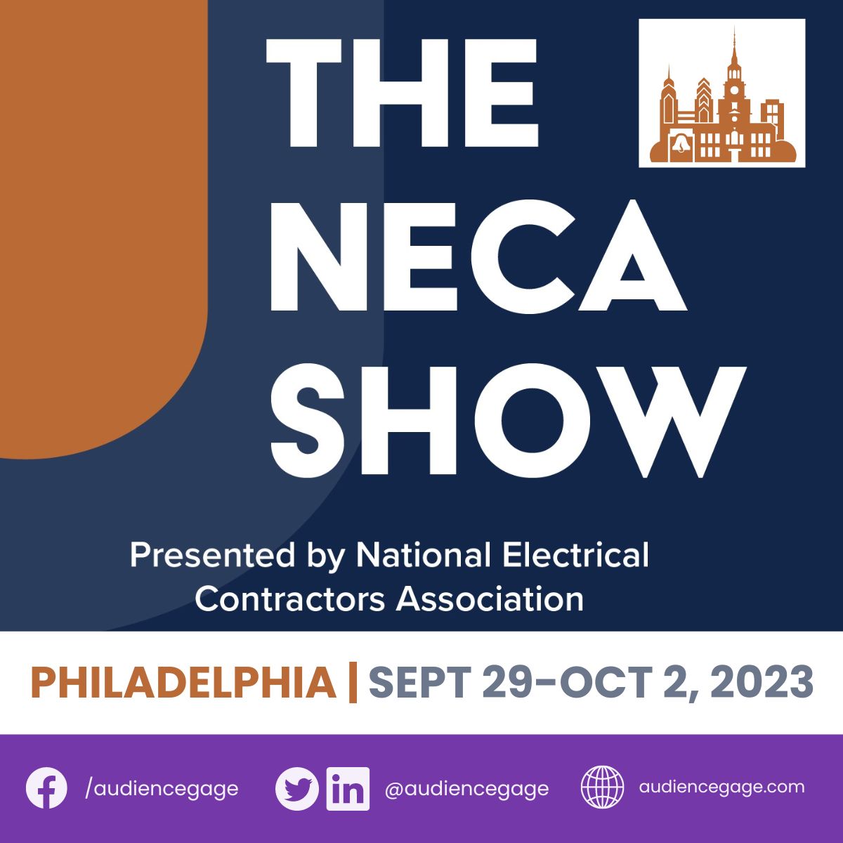⚡ Unleash Innovation at @necanet #NECASHOW2023! ⚡

📅 Sep 30 - Oct 2, 2023 📍 Philadelphia
Connect with experts, and explore cutting-edge tech! 🛠️

Featuring: @aidacorporation @DirectionalSys @JCCHelp

Don't miss out – secure your spot now! 🎉
Follow us for updates. 🚀