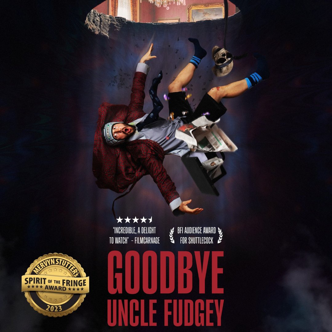 Gildedballoon's tweet photo. Today is you're last chance to see ✨Mervyn Stutter’s Spirit Of The Fringe Award✨ winning play Goodbye Uncle Fudgey!

Don't miss out on this gem 🙌

⭐️GOODBYE UNCLE FUDGEY
🗓28th Aug
⏰20:20

🎟⬇️
https://t.co/8BLgybyXKw https://t.co/IGalCbMbd1