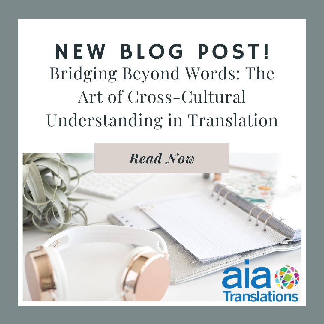 Bridging Beyond Words: The Art of Cross-Cultural Understanding in Translation hubs.ly/Q020ph7H0