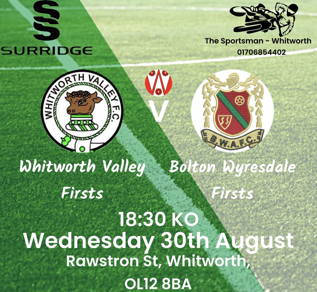 WhitworthValley's tweet photo. The firsts go again this Wednesday night  at home against @boltonwyresdale as they look to keep up a run of great results and strong performances.

Good luck lads UTV 💚 https://t.co/ItipHPu760