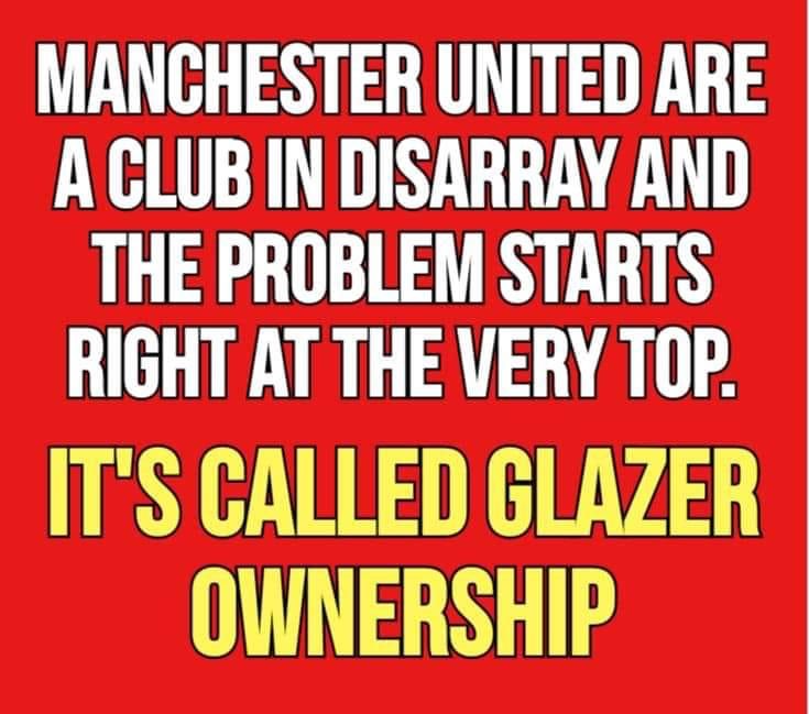 #GlazersOut 
#unitedagainstglazers 
@NYSE 
#BoycottAdidas 
#boycottmufcsponsors