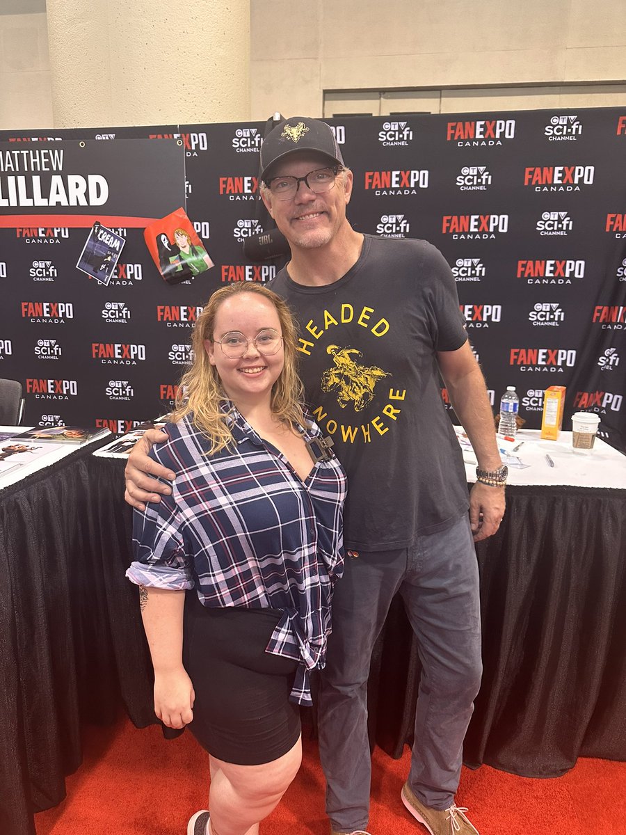 KadieIsabel's tweet photo. One of the coolest weekends of my life. Best Fanexpo line up since I started coming. I’m so glad I got to meet these amazing men. #CharlieCox #JonBernthal #MatthewLillard #daredevil #punisher #shaggy #FanExpoCanada https://t.co/yIbGzgROkT