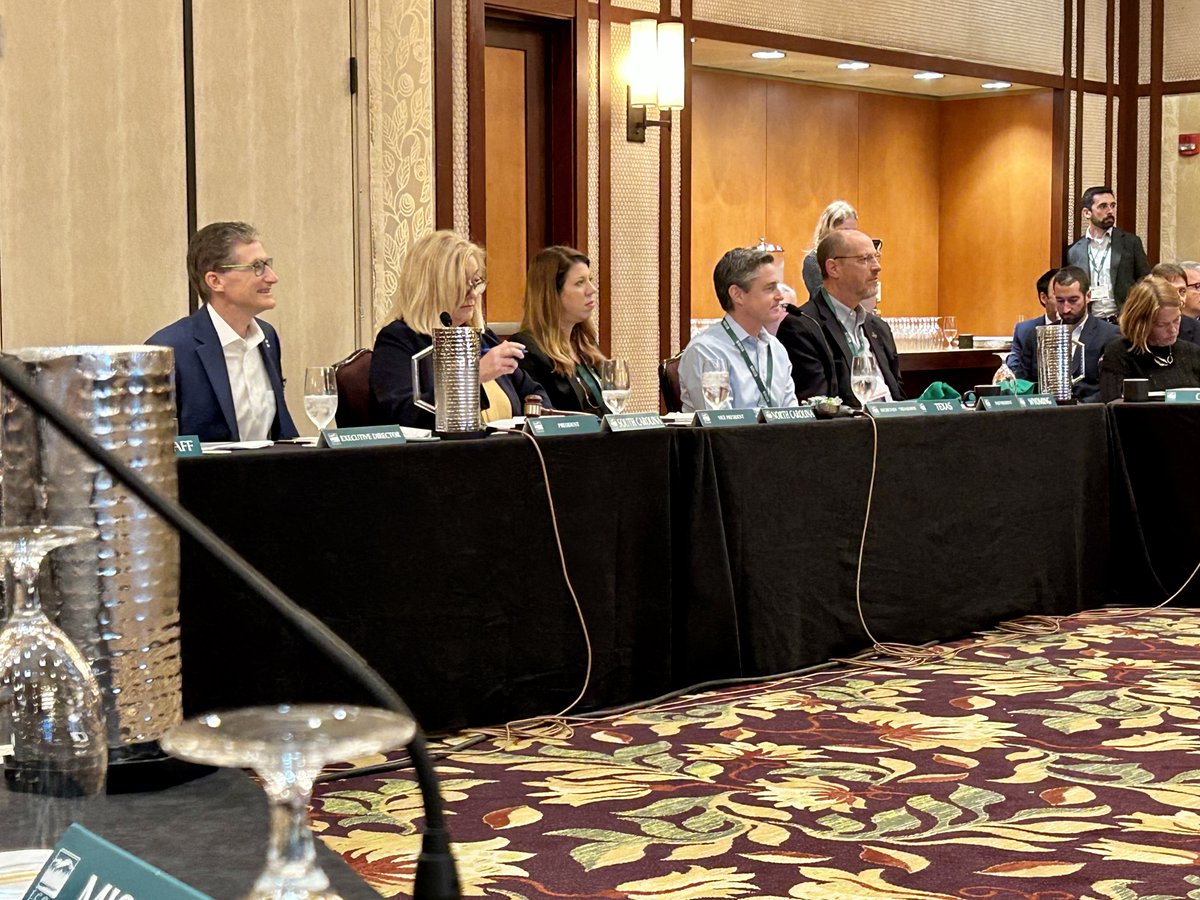 ECOStates's tweet photo. Today, we're excited to gather for #ECOSFall23 on ECOS at 30, Bigger, Better, Boulder! 230 attendees, including leaders of 43 state environmental agencies, will share insights on progress made and priorities ahead! https://t.co/eBAnVsuxrc