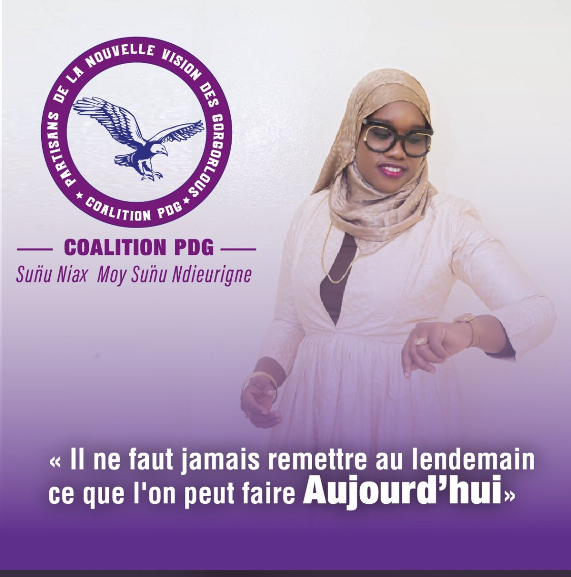 thiam_samake's tweet photo. Il ne faut jamais remettre au lendemain ce que l’on peut faire aujourd’hui !!
#Voixdesleaders 
#Focus2024 
#Presidente 
#Senegal🇸🇳 https://t.co/JixagmSWpB