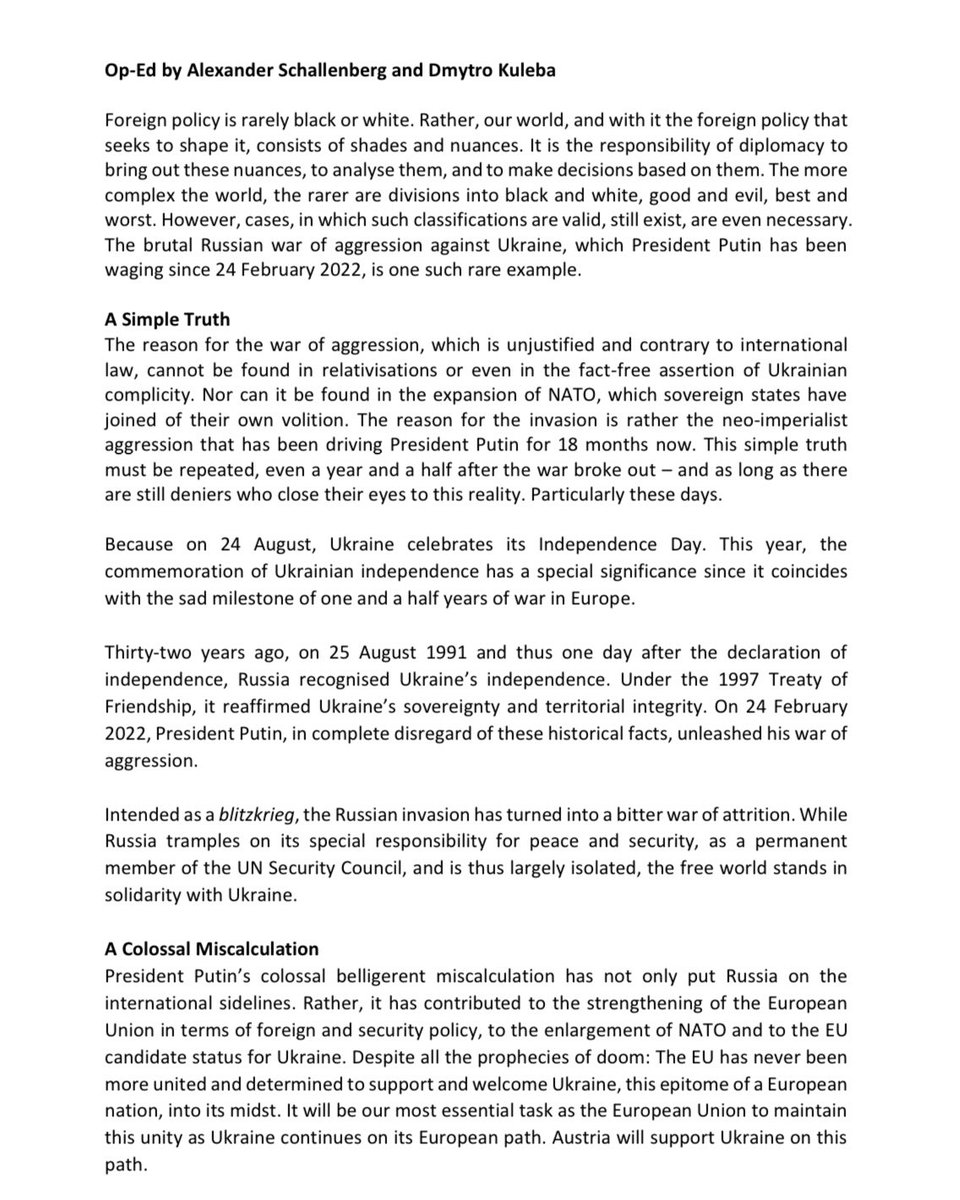 Alexander Schallenberg tweet media