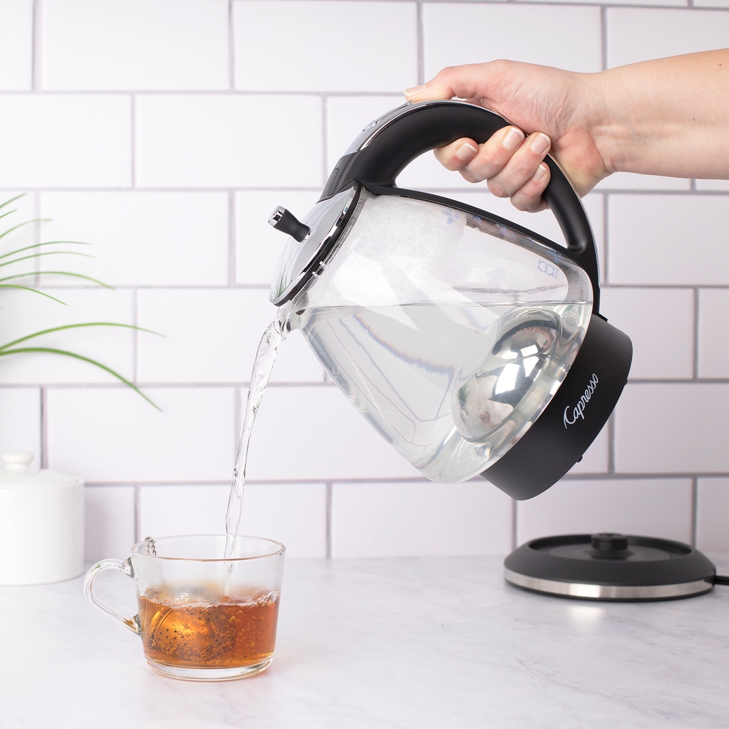 Capresso on X: The patented stainless steel heating dome on our iconic H2O  Glass Kettle is highly efficient and boils water faster than a stove top  kettle 🔥  / X