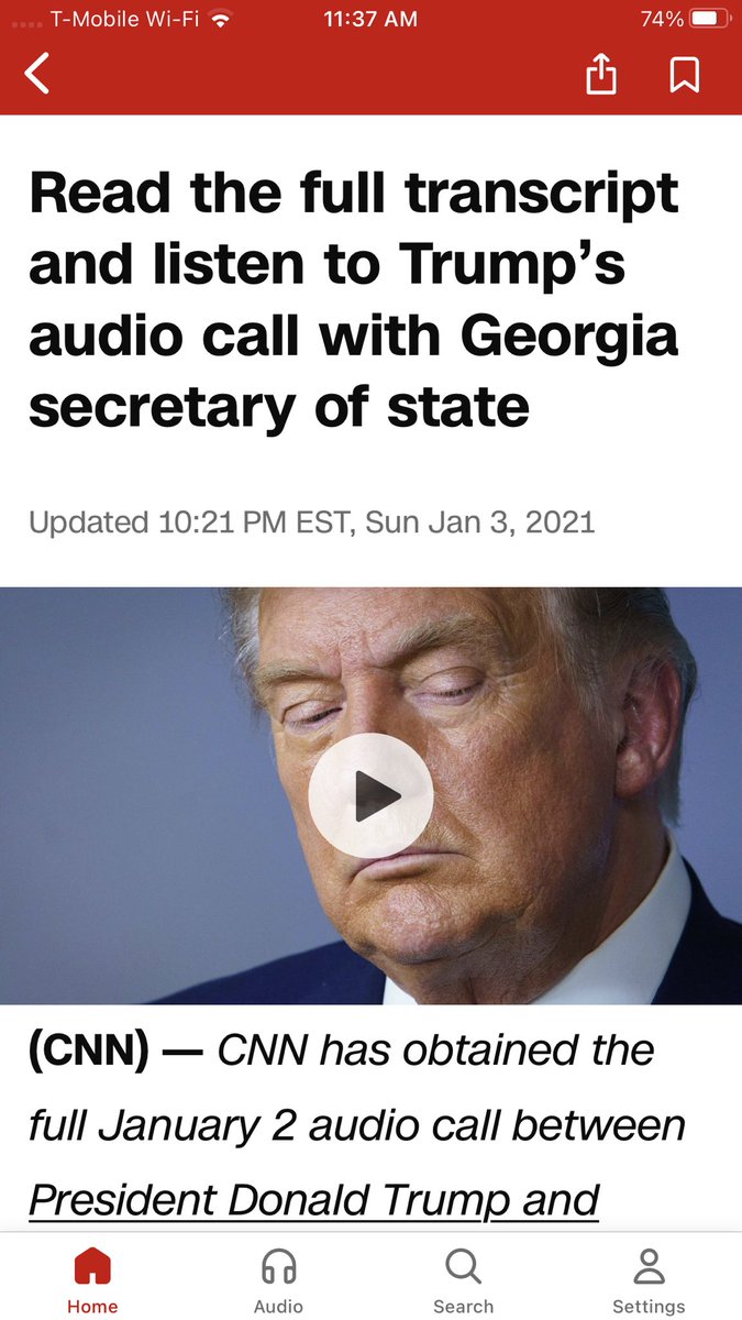 I tried to Post This @cnn article on here but lo and behold, I was unable to do so after many attempts!! “Things that make you go Hmm 🤔!” Either way, “Agent Orange” tried his best to intimidate Georgia officials and FAILED!!