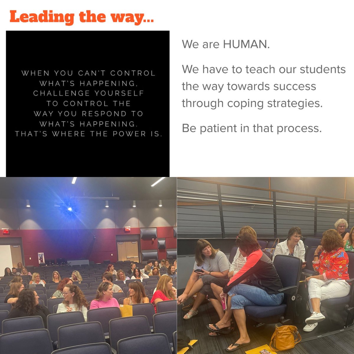 I had the privilege of addressing all of Lincoln’s Teacher Assistants, RBT’s, and support staff this morning. We shared experiences on ACE’s, Trauma Response, Brain Based Strategies, &amp; Self Care! I’m thrilled to be working with this amazing team of professionals!