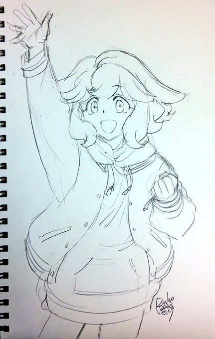 流れでアトラちゃん描きました