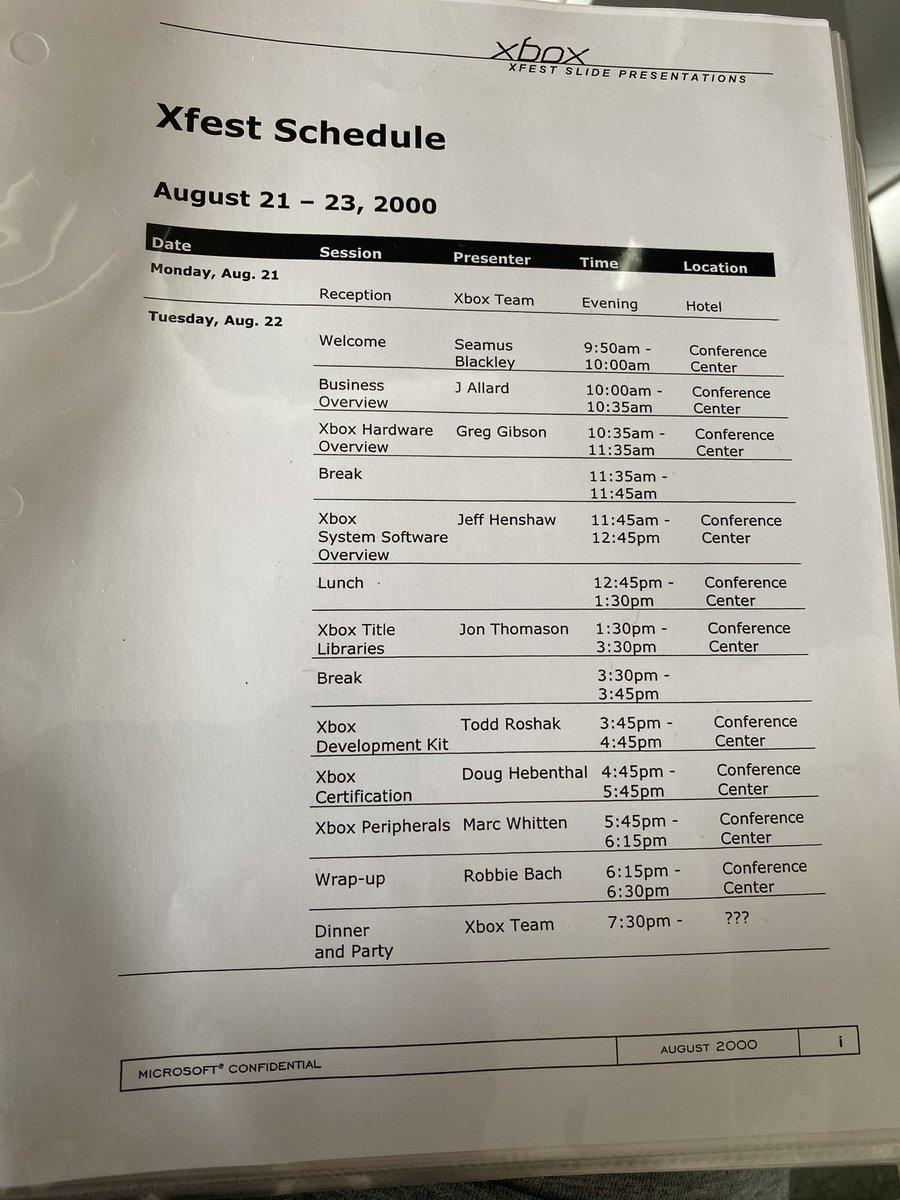 GameboxUkv's tweet photo. Just Looking through a Binder I own and noticed this is what The #Xbox Team was doing 23 years ago last week 😃.
#Xbox20 #OriginalXbox #XboxHistory https://t.co/kPvCPltHTa