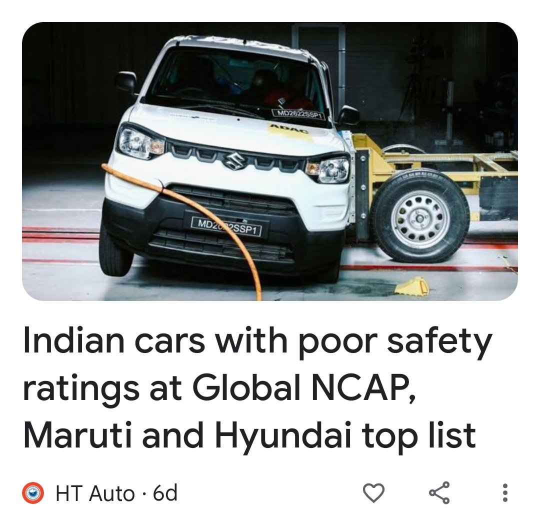 '🚗💥 Shocking Reality Unveiled: Poorly Rated IndianCars in Global NCAP Tests! 💥🚗Discover the truth behind the safety of some popular Indian cars in our YouTube video  appopener.com/yt/boo64b7mv . Your safety matters. Watch now to stay informed and share the knowledge! #NCAP