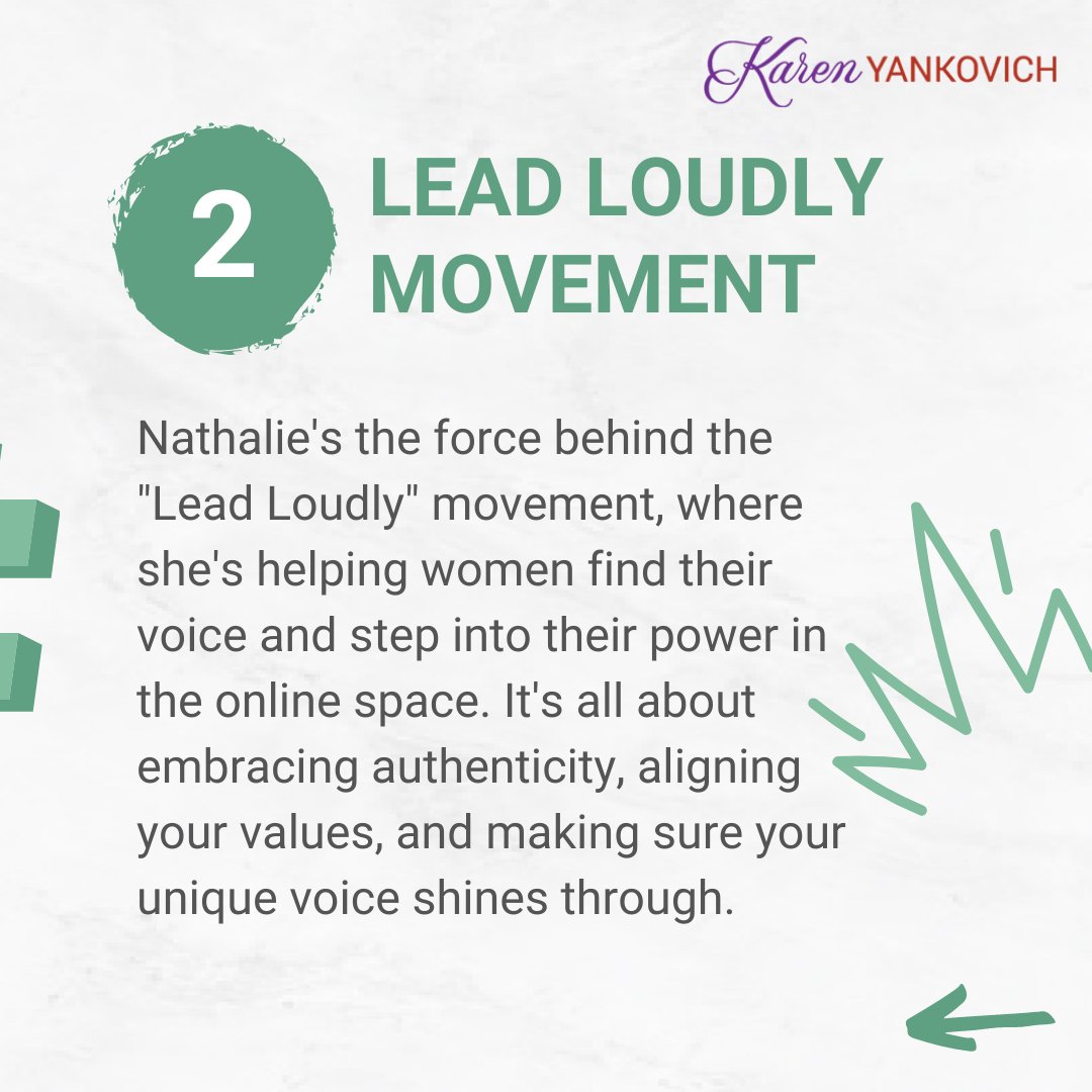 karenyankovich's tweet photo. 🔥 Are you ready to step into your power and amplify your influence online? Join me in conversation with @NathalieGregg as we discuss the magic of LinkedIn and how we can #LeadLoudly together! https://t.co/52vqJJpYWN
#Amplify #Voice #LinkedIn #GGGR #GoodGirlsGetRich https://t.co/L1yAOtmWqP