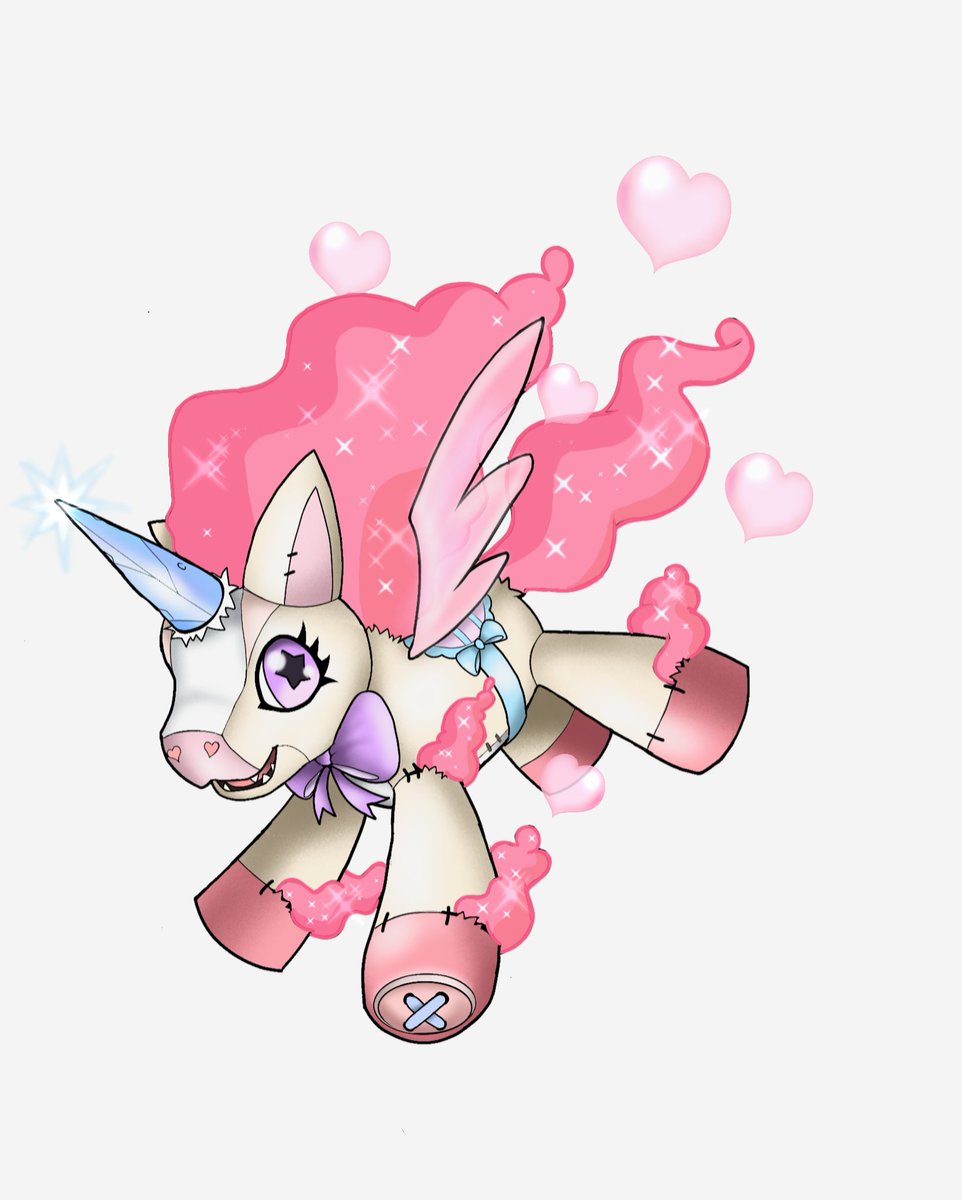 SouzaGeverson's tweet photo. I finished plushmon's X-Antibody form. I was inspired by unicorns from children's tales.
#Digimon #Digifake #DigimonOC #FanDigimon #Xdigimon #Xantibody https://t.co/wm0KUoTuUe