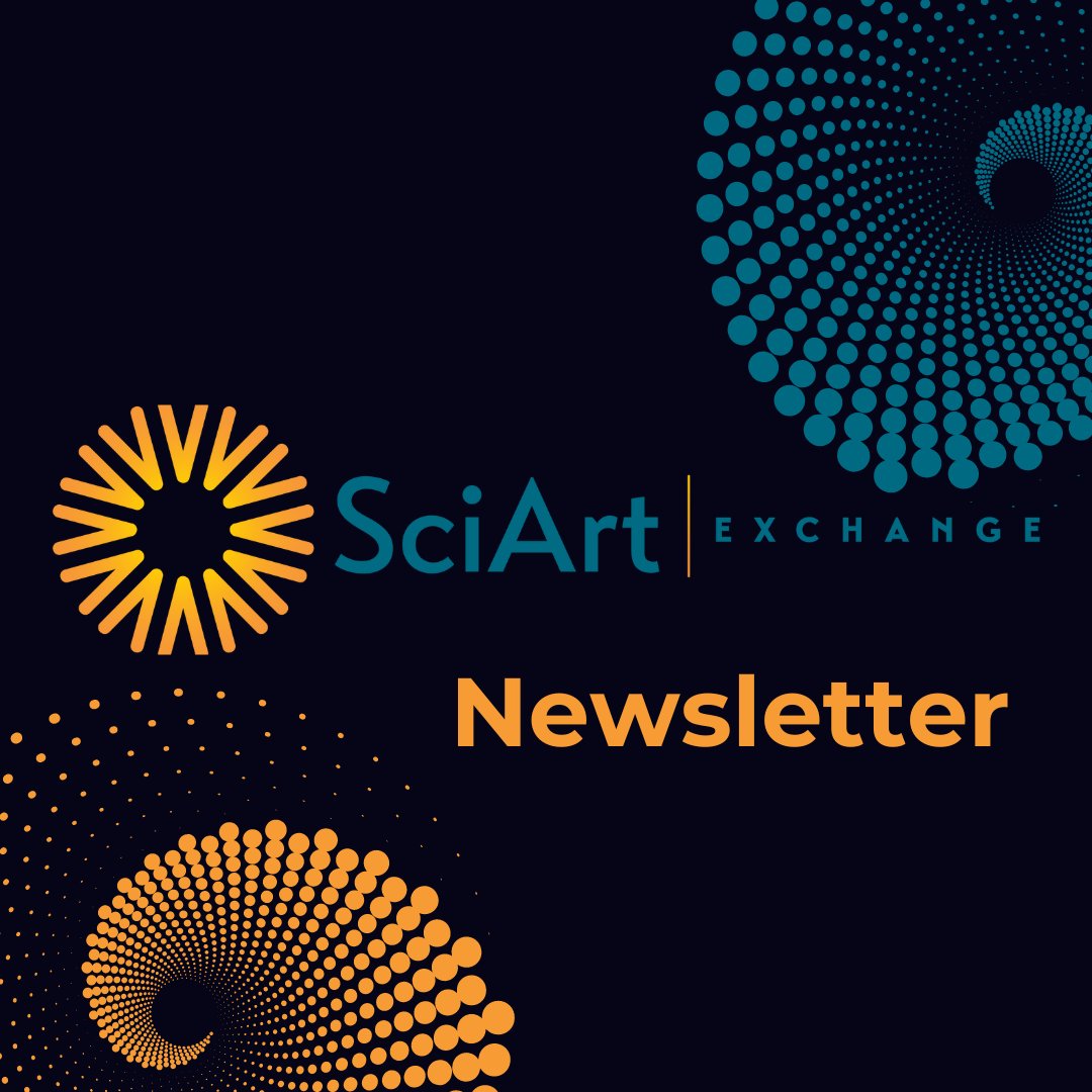 SpaceArtSAE's tweet photo. Looking for more #sciart #inspiration & #opportunities? SciArt Exchange now has a monthly newsletter! Check out our 1st issue featuring #SensingDeepSpace #pandorasCluster & our 1st #SciArtistSpotlight w/ @DrNiaImara: https://t.co/lZI4uNOXzX Sign up here: https://t.co/SRaskQnhaH https://t.co/tyKoJZy8MR