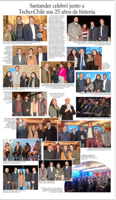 TECHOChile's tweet photo. Este finde de semana en "Vida Social" de @ElMercurio_cl recordando la celebración de nuestros 25 años como Fundación 🩵

#25añostecho https://t.co/Q6aVB0Cb1t