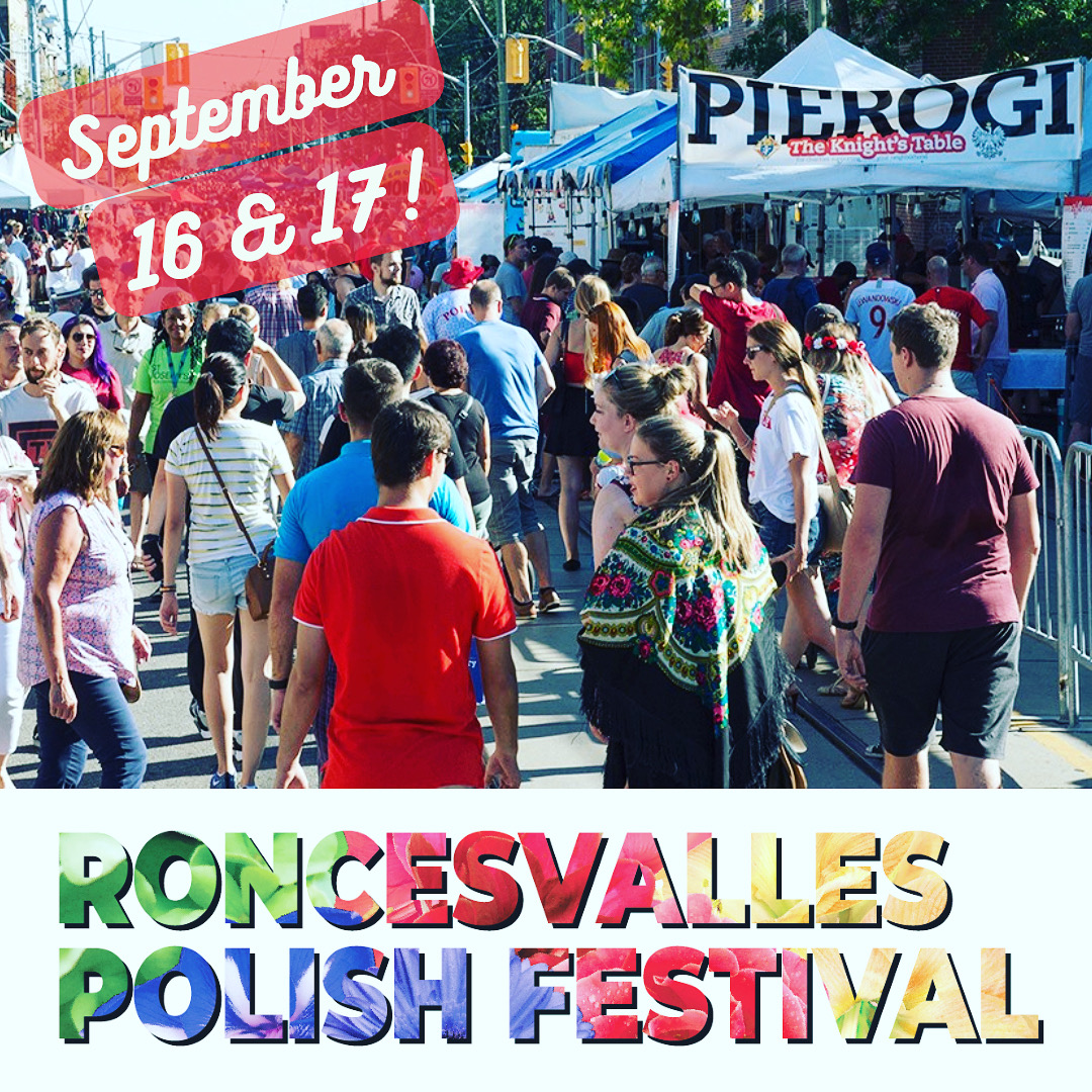 Hello, Cześć, Boozhoo, Tansi, Bonjour!
The Roncesvalles Polish Festival is back! Sept 16 & 17, 2023
Follow us on Insta for more info
Funding provided by the Roncesvalles Village BIA Province of Ontario #roncesvallespolishfestival #torontofestivals