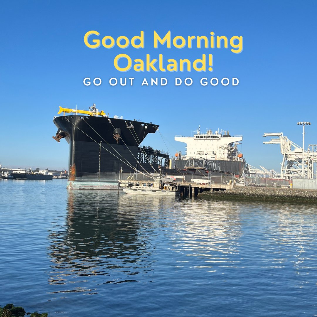 Good Morning Oakland! #GoOutandDoGood

📸: Kate Ray
