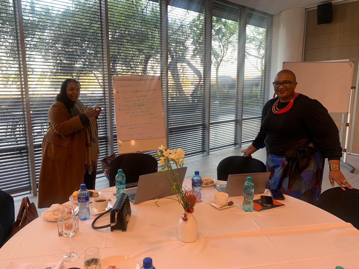 The Women's Empowerment Principles SA signatories met today to share good practices &amp; lessons learned from advancing gender equality in corporate 🇿🇦focusing on the commitment of leadership, enterprise development &amp; community initiatives. Learn about #WEPs weps.org.