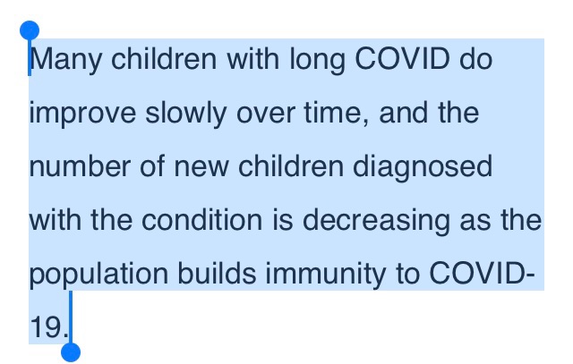 @loscharlos @hlavinka_e @LongCovidKids @LongCovidFam Yes, I too would appreciate the insight of experts like

@LongCovidKids @LongCovidFam @SammieFMc @drclairetaylor @BinitaKane @Sunny_Rae1 

On this paragraph attached if they are able to comment please

Thank you for all you do 🙏

#LongCovidKids