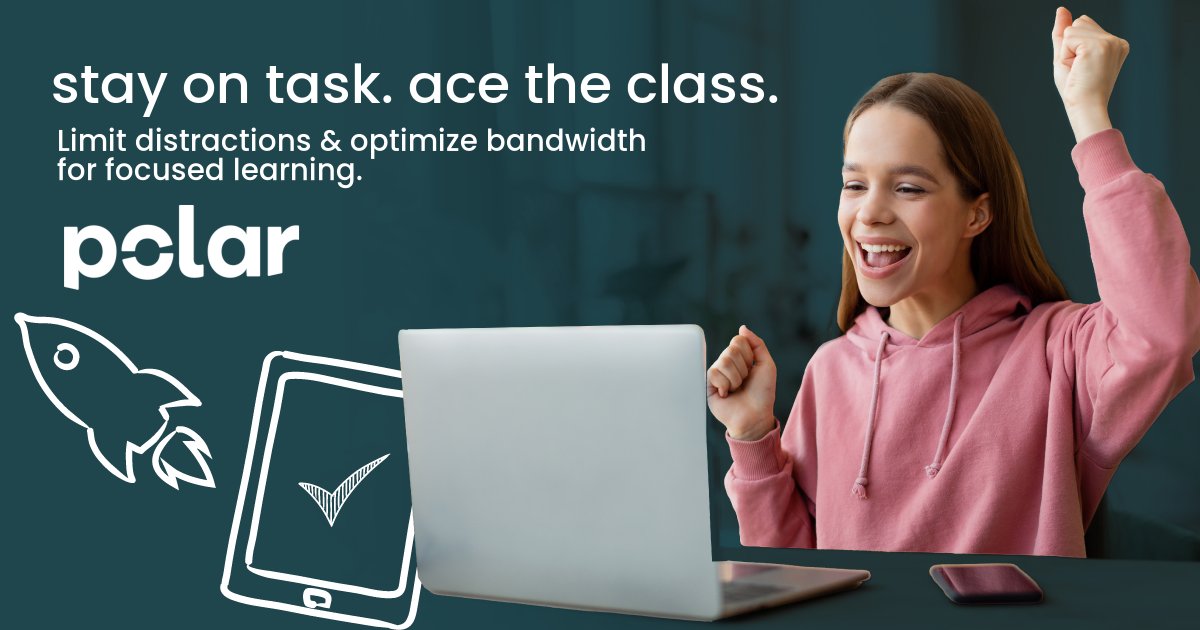 thinkpolar's tweet image. Get them back on schedule for back to school! Set up basic parental controls in our FREE Polar WiFi app today! Learn how here: bit.ly/44sP6ac