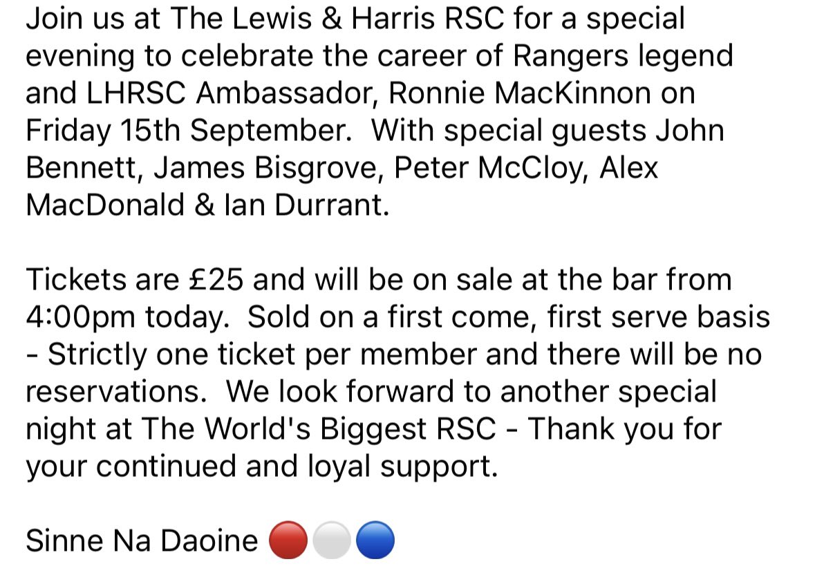 lhrsc's tweet photo. A night for Ronnie at @lhrsc 💙🔴⚪️🔵 https://t.co/87PTxGsmCo