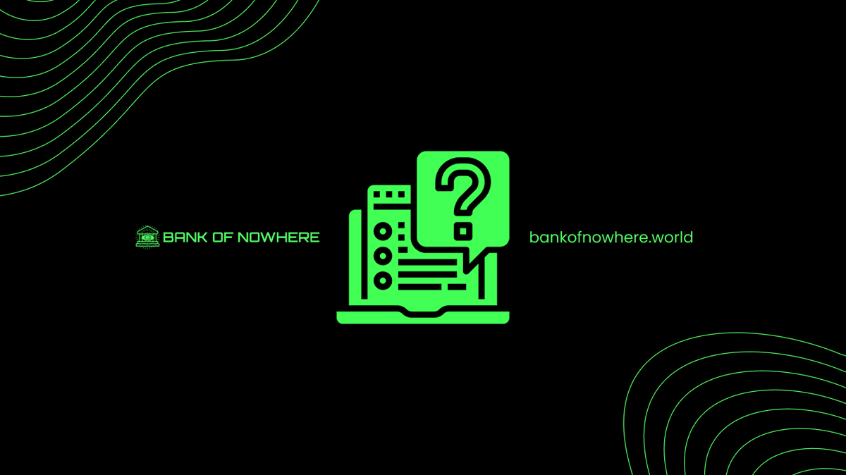 Bank of Nowhere 🏦 tweet media