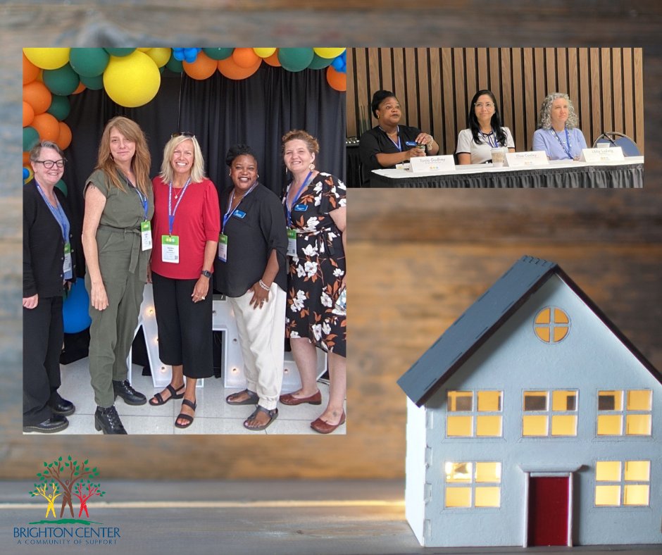 brightoncenter's tweet photo. Several Brighton Center staff had the opportunity to attend The 2023 Kentucky Affordable Housing Conference (KAHC), "Rising to the Challenge: Building A Stronger Kentucky." Tonia, Brighton Center's Financial Coach, also spoke on a panel about Homeownership. #KAHC23 https://t.co/m74GULUdeu