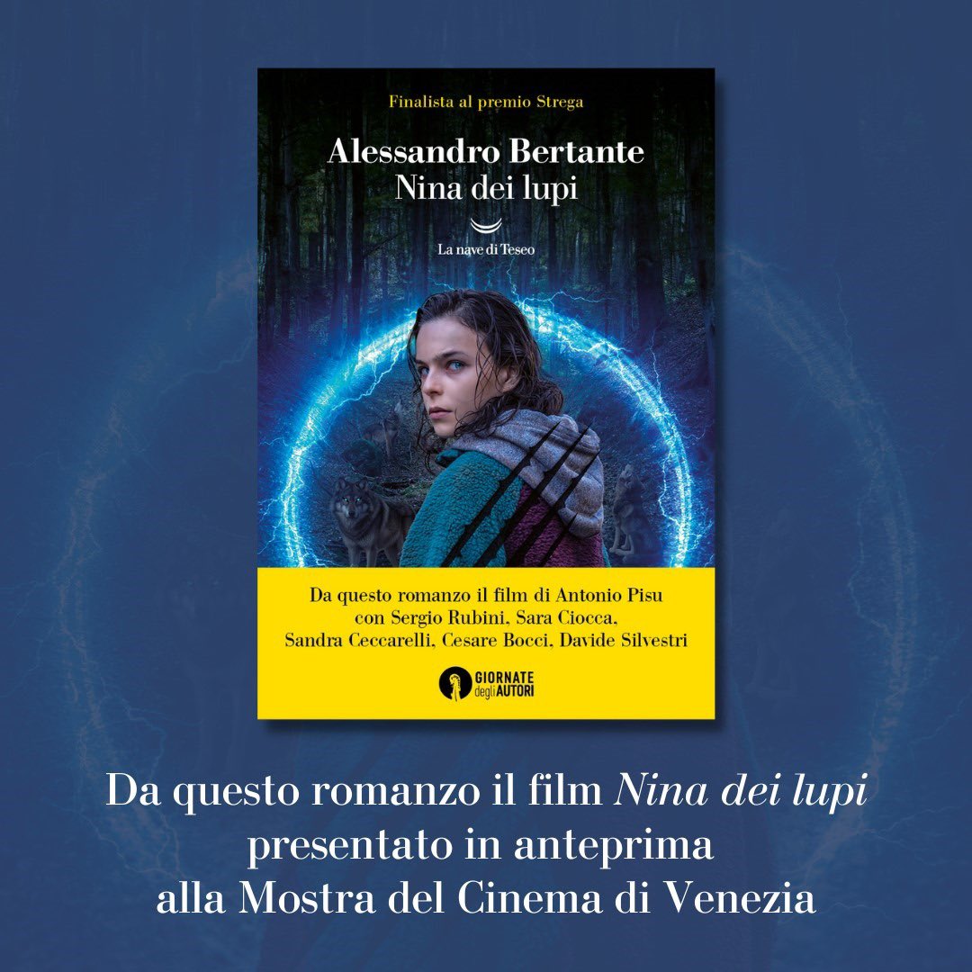 Torna in una nuova edizione “Nina dei lupi” di Alessandro Bertante, il romanzo da cui è tratto l’omonimo film di Antonio Pisu, che verrà presentato mercoledì 30 agosto alla Mostra del Cinema di Venezia <a href="/la_Biennale/">La Biennale di Venezia</a>.
Da domani in libreria.