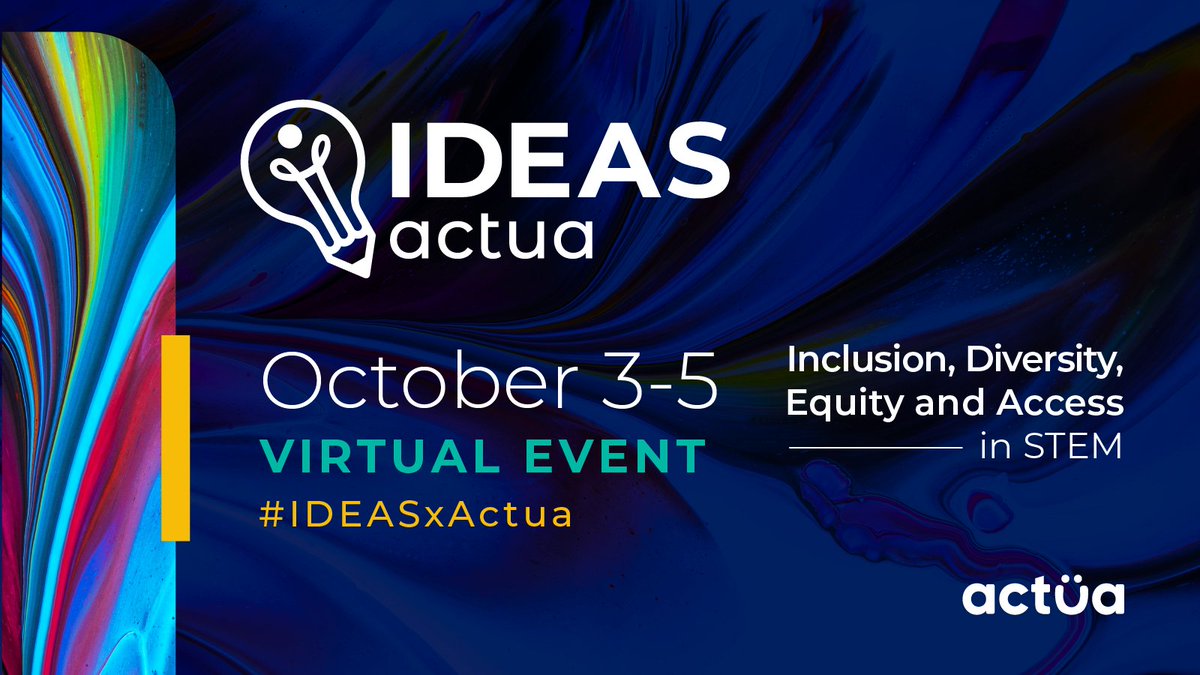 📢 BIG NEWS: IDEAS Summit is back! We’ll be welcoming educators and #STEM leaders across Canada for a virtual event highlighting discussions on equity, diversity, inclusion &amp; access in STEM. #IDEASxActua

➡️ First 200 to register receive a free swag bag!  ideas.actua.ca