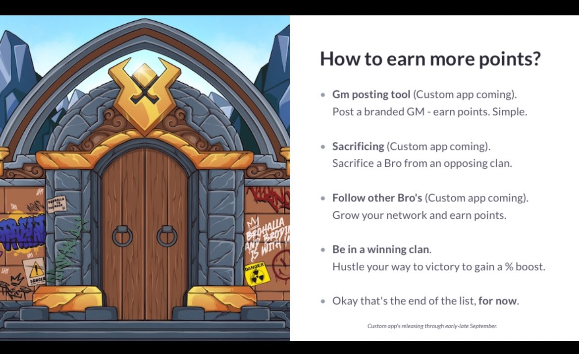 Acey416's tweet photo. What’s happening in @BroHallaNFT ? 

Look at the pictures displaying the info that was provided in todays announcement 👀

Over $4000+ USD allocated for staking ending this Sunday. Roughly 2500/6000 bros staked. You do the math 🤷🏻‍♂️ https://t.co/PT27lKWiuC