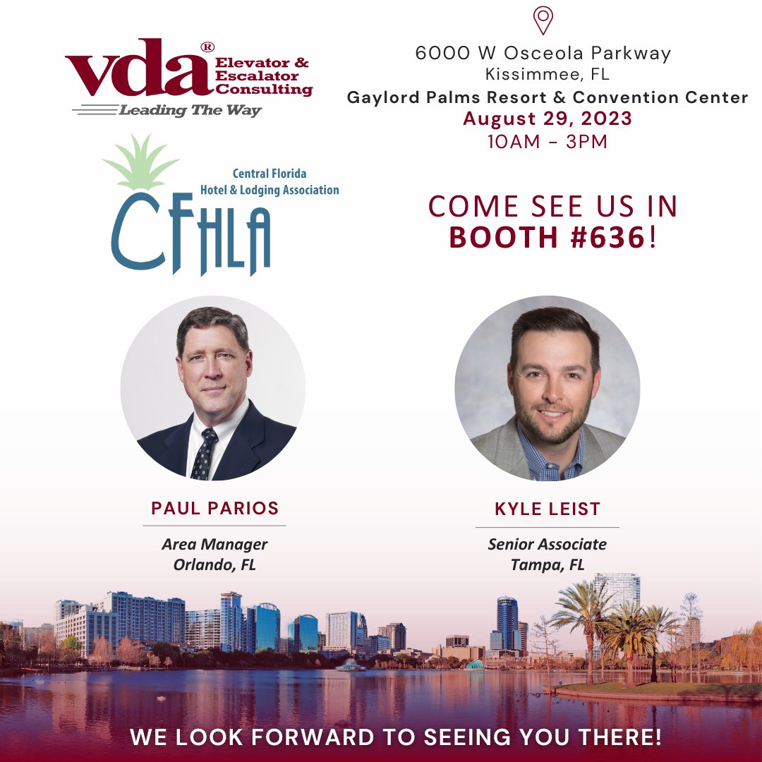 VDA will be at the CFHLA 2023 Heat Tradeshow in Kissimmee, FL from August 29th from 10AM - 3PM. Stop by and see us if you’re there! For more information on VDA's upcoming events - click here. bit.ly/3JgnGfh