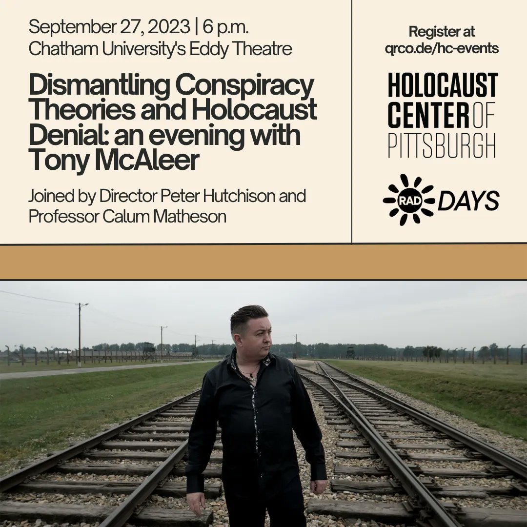 Join us as we host a dynamic evening with former neo-Nazi Tony McAleer. We will be screening The Cure For Hate, a film about McAleer's journey from white power advocate to anti-hate activist. 

Register at eventbrite.com/e/dismantling-…
