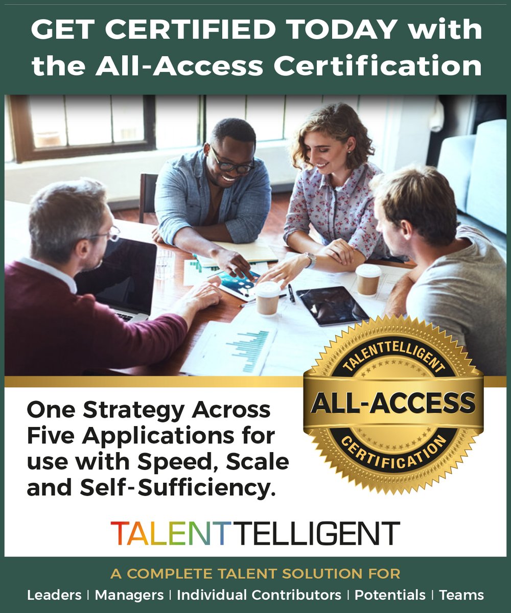 TalentTelligent's tweet image. Stay ahead of the curve in #talentmanagement and join our September All Access Certification program. Don&apos;t miss out!

Learn more ---&amp;gt; ow.ly/R5ct50PAtx7

#leadershipdevelopment #highpotentialdevelopment #talentmanagement #talentacquisition