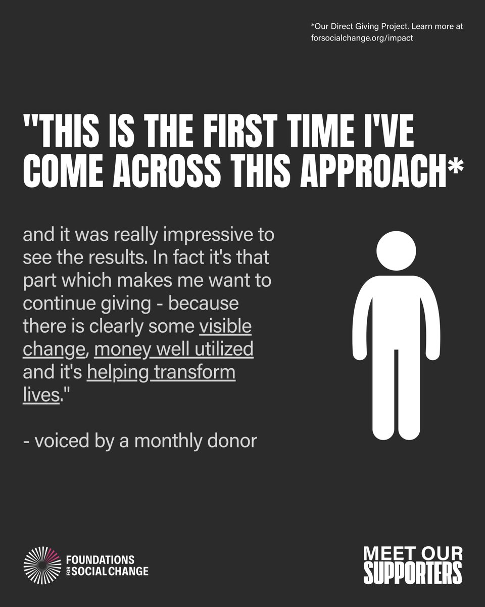 Read the story from another monthly supporter of FSC!