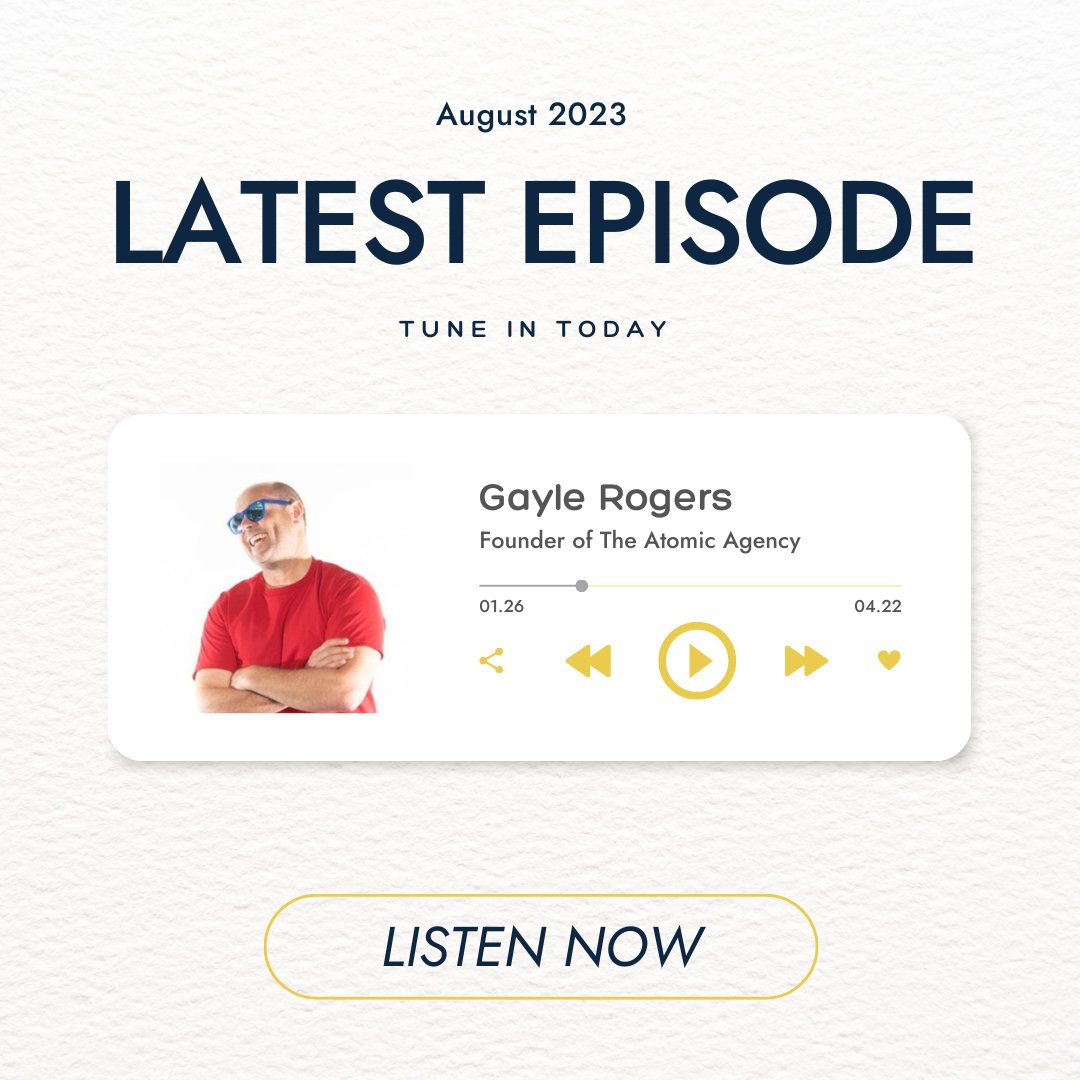 Listen to a new episode of 𝙒𝙝𝙖𝙩'𝙨 𝙒𝙤𝙧𝙠𝙞𝙣𝙜 today. 
This week, Gayle Rogers, Founder of The Atomic Agency, joins Cam to talk about the fundamentals of digital marketing.

🎧 open.spotify.com/episode/7wiHns…