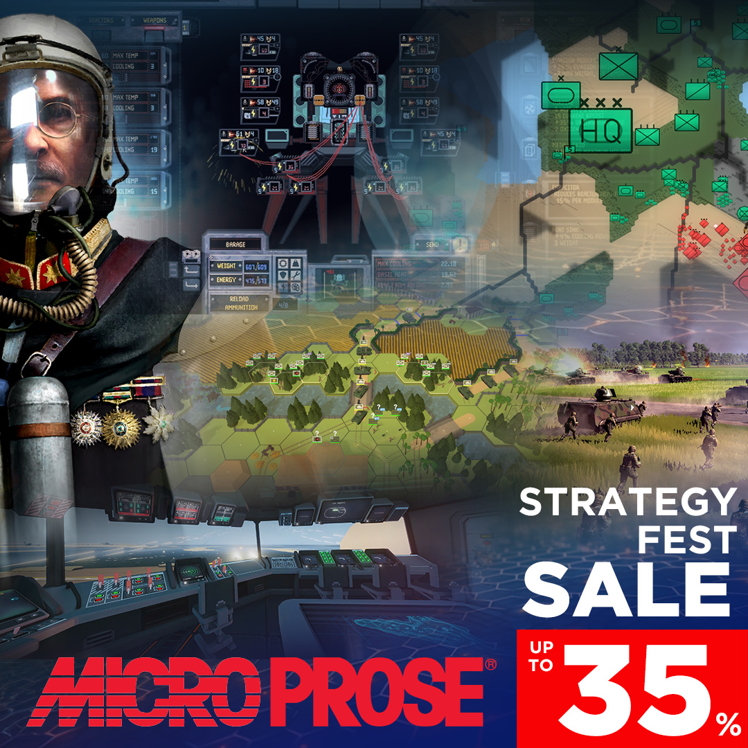 micro_prose's tweet image. The @Steam #strategy fest starts today

Don't miss out on this opportunity to get up to 35% off MicroProse strategy titles!

Visit our Steam page for the full list of games on sale: bit.pulse.ly/zt6w2swblk #steamsale #strategyFest #pcgaming #sale