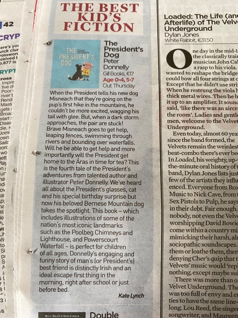 Thank you to Kate Lynch for this lovely review of #thepresidentsdogpicturebook 
@Gill_Books