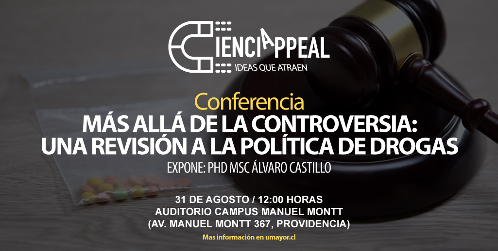 ¿Qué funciona (y qué no) en las políticas de drogas? 📝📷Descúbrelo en la charla que ofrecerá Álvaro Castillo, director del Doctorado en Políticas Públicas #UMayor en el Ciclo Cienciappeal📷📷Evento híbrido en campus Manuel Montt y Zoom 📷bit.ly/47KDdzl