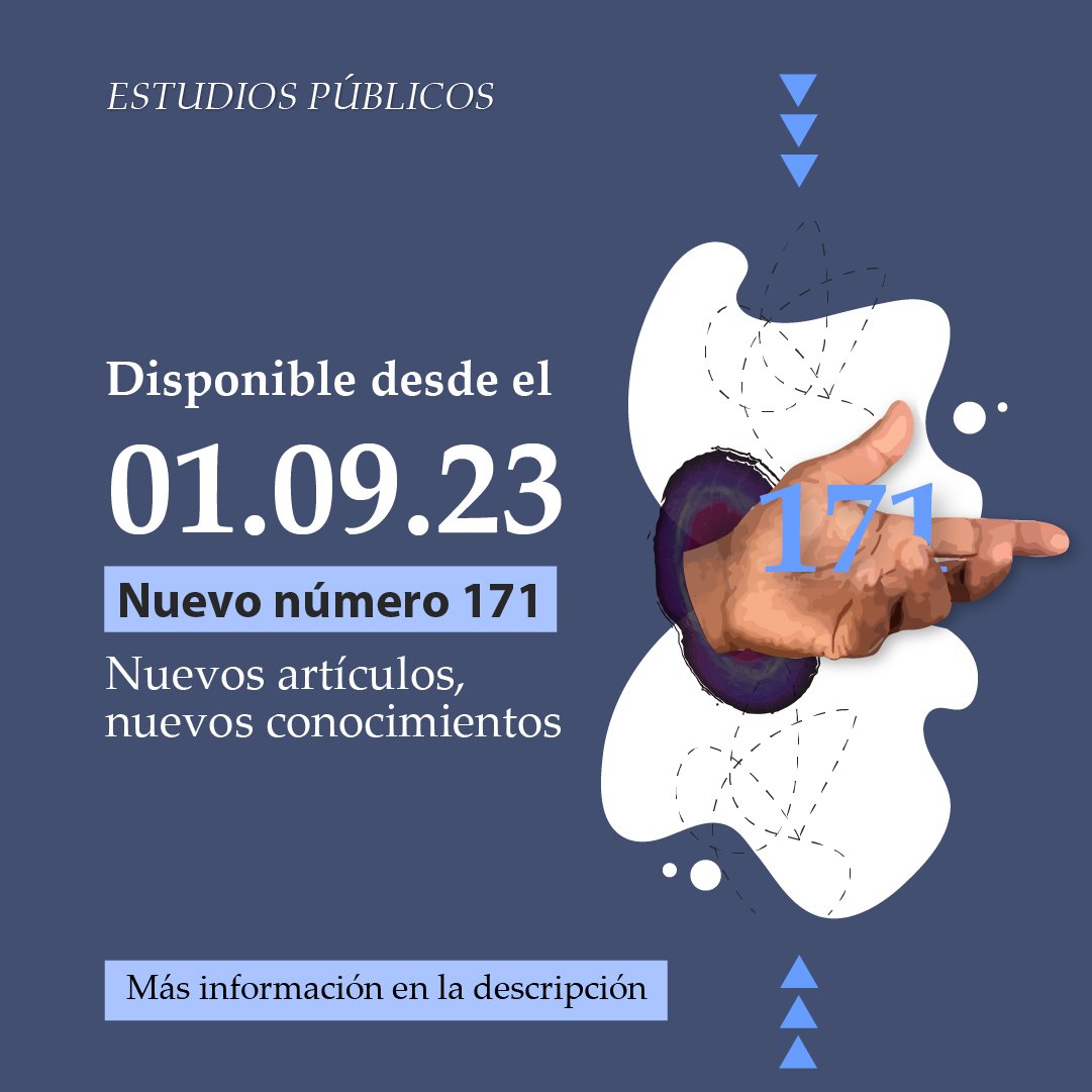 Estamos emocionados de presentar un nuevo número de la revista Estudios Públicos, en su versión N.º 171. Sumérgete en nuevos artículos, notas de investigación, simposio y reseñas que nutrirán el debate público con información original.

#estudiospublicos #cep #nuevonumero