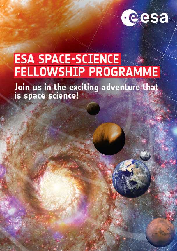 📢 The #ESAResearchFellowships in Space Science are now open for applications! Join us for groundbreaking research in: ☀️ Heliophysics 🌍 Planetary Science 🌌 Astrophysics ⚛️ Fundamental Physics Learn more 👉 jobs.esa.int/job/Villanueva…