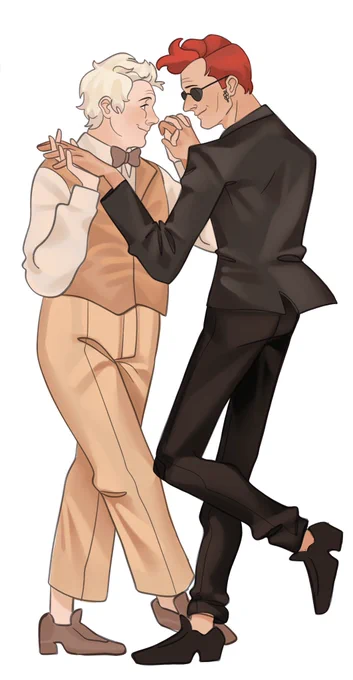 #GoodOmens2 wish we got more scenes of them dancing