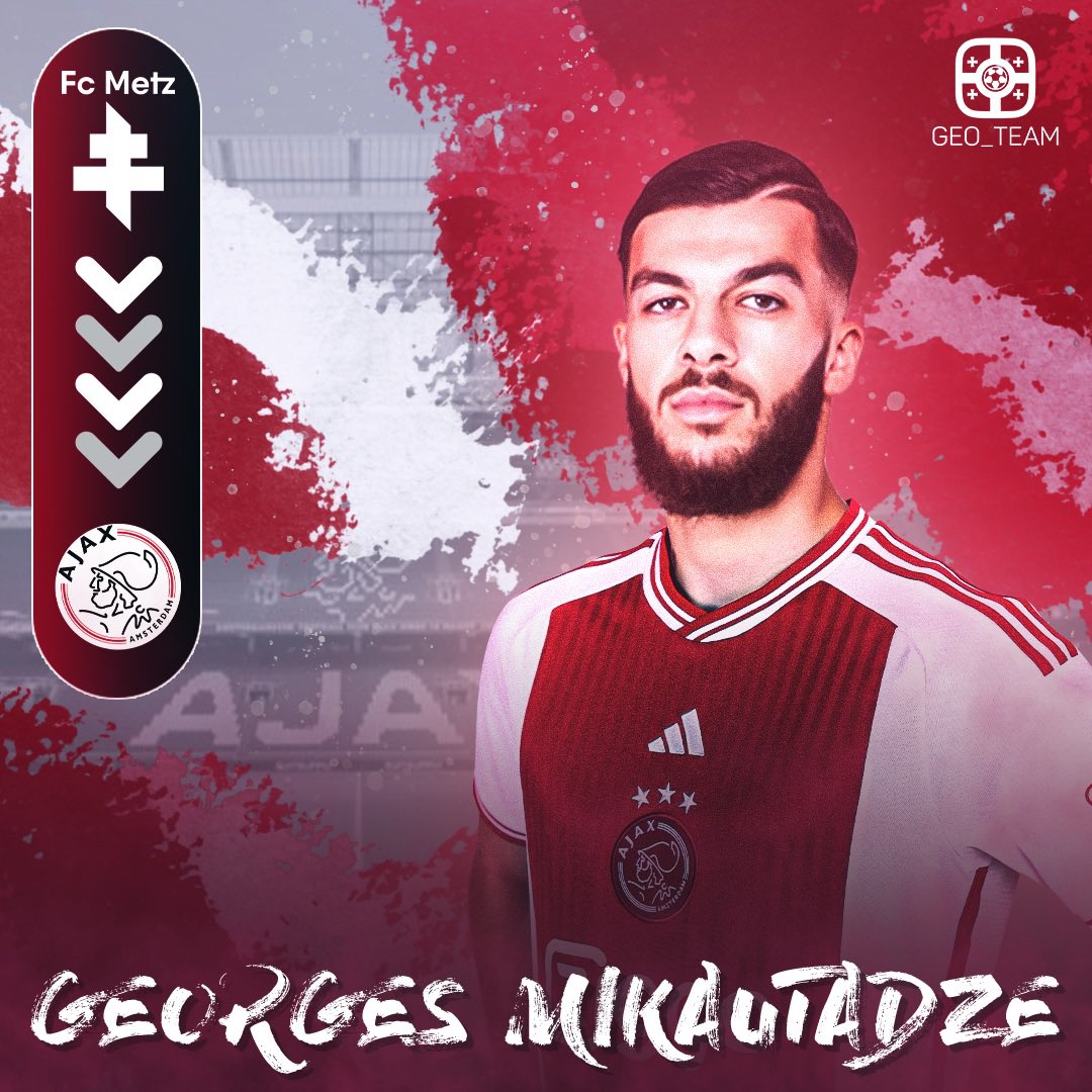 Geo__team's tweet image. 🚨 BREAKING: Georges Mikautadze is new player of AFC Ajax ❌❌❌ 

Per my information, Georgian striker will depart in Amsterdam today ✈️ 🇳🇱

Medical check is booked for tomorrow ✅