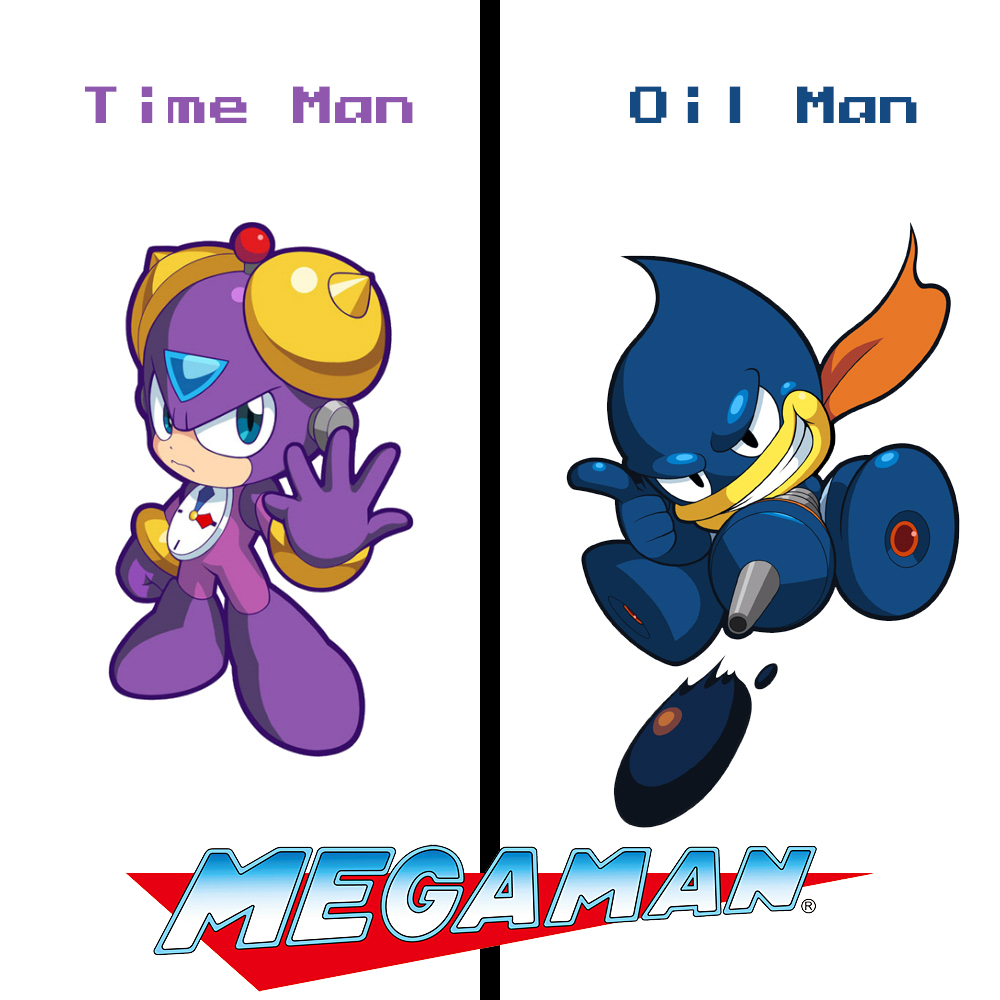 VeebsToys's tweet photo. It's #MegaMonday again, and while there are a LOT of #RobotMasters for @JadaClub to get to, I hope #TimeMan and #OilMan are not overlooked. The "forgotten" MM1 Masters, these would make for fun exclusives.
#MegaMan #RockMan #JadaToys #Jada #MegaMan1 #Fwoosh #TheFwoosh https://t.co/qhA0NCq2Jf