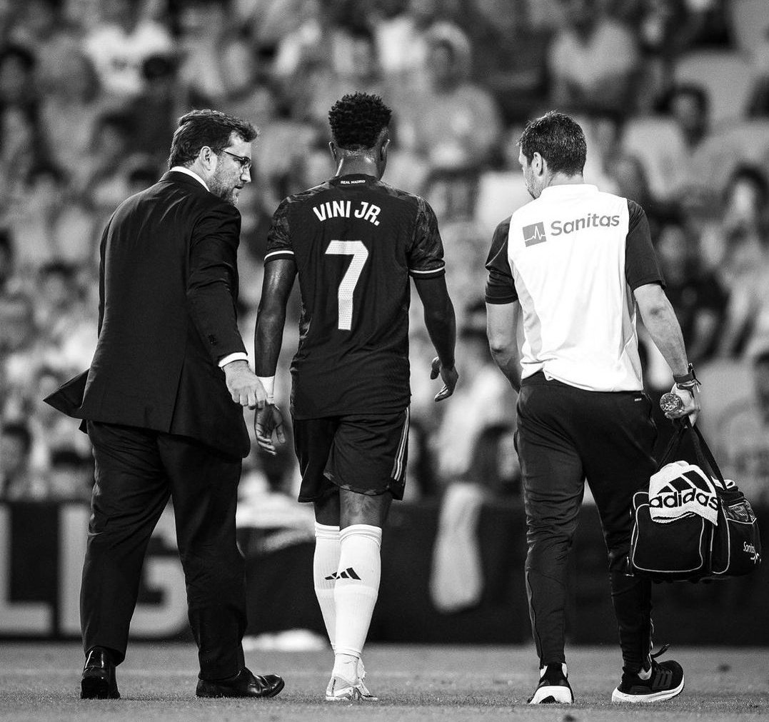 DjMaRiiO's tweet photo. Se fue Benzema...

Se lesiona Courtois
Se lesiona Militao
Se lesiona Vinicius

No estamos ni en septiembre, esto va a ser duro https://t.co/l1ZT1eU1qL