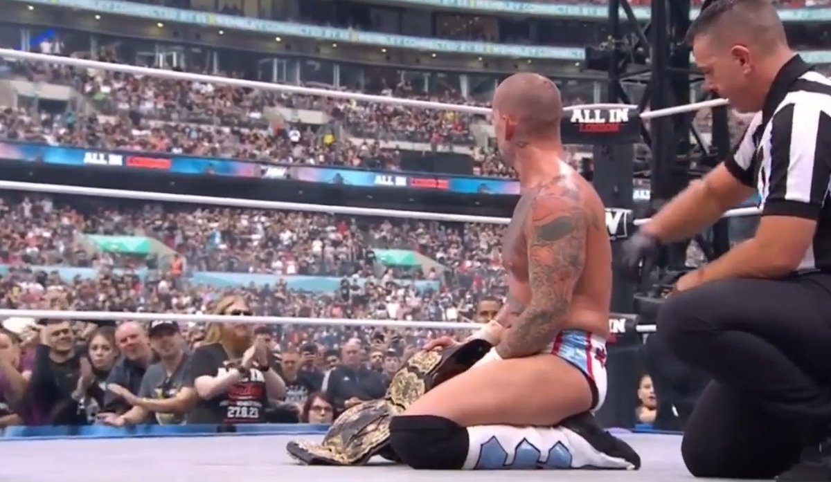 wrestlesitecom's tweet image. 🚨 Backstage drama at AEW's "All In London"! CM Punk's altercation with Jack Perry has fans buzzing. What's next for the "Best in the World"? 🤼‍♂️🔥 #AEWNews #PunkVsPerry 

wrestlesite.com/2023/08/28/tur…