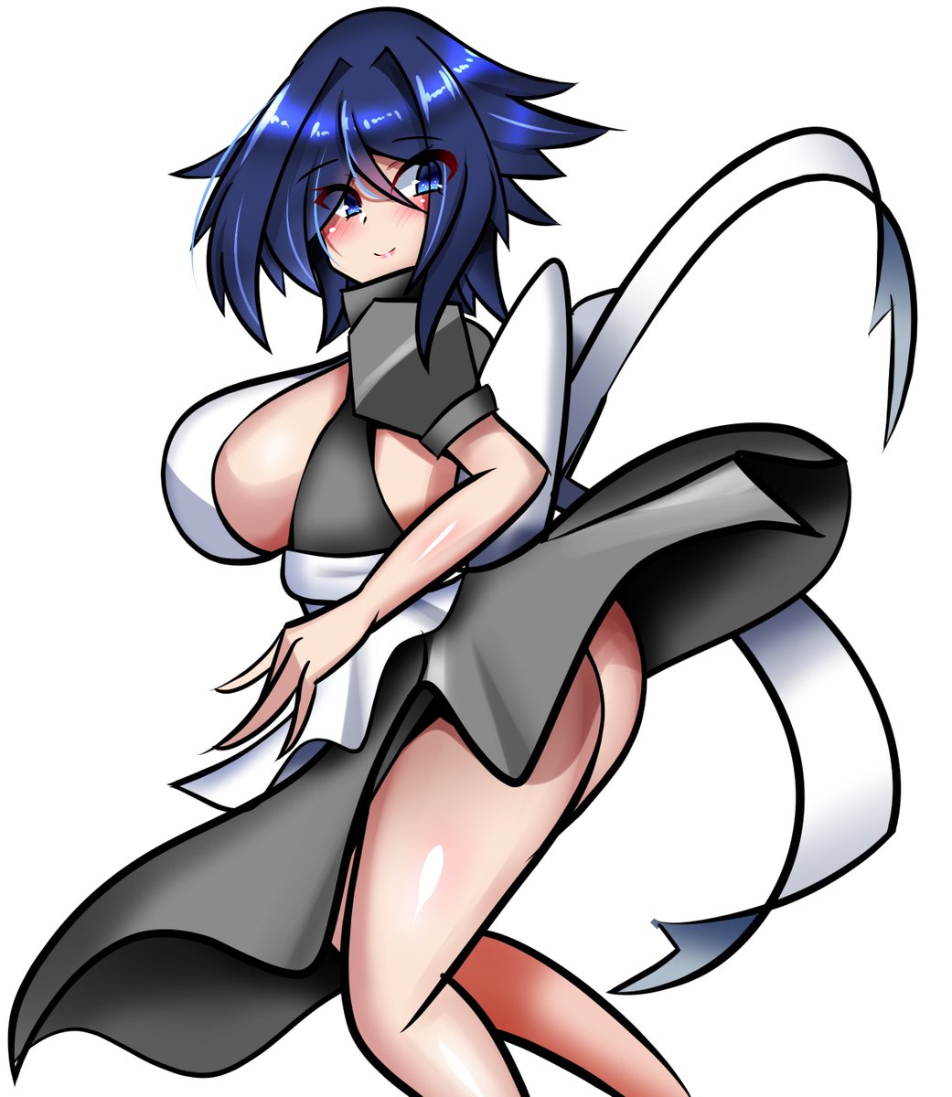 いろいろ着せたりした結果、地味に貴重なうちの神威さんのデフォルト衣装です。
彼女はメイドなので…。 