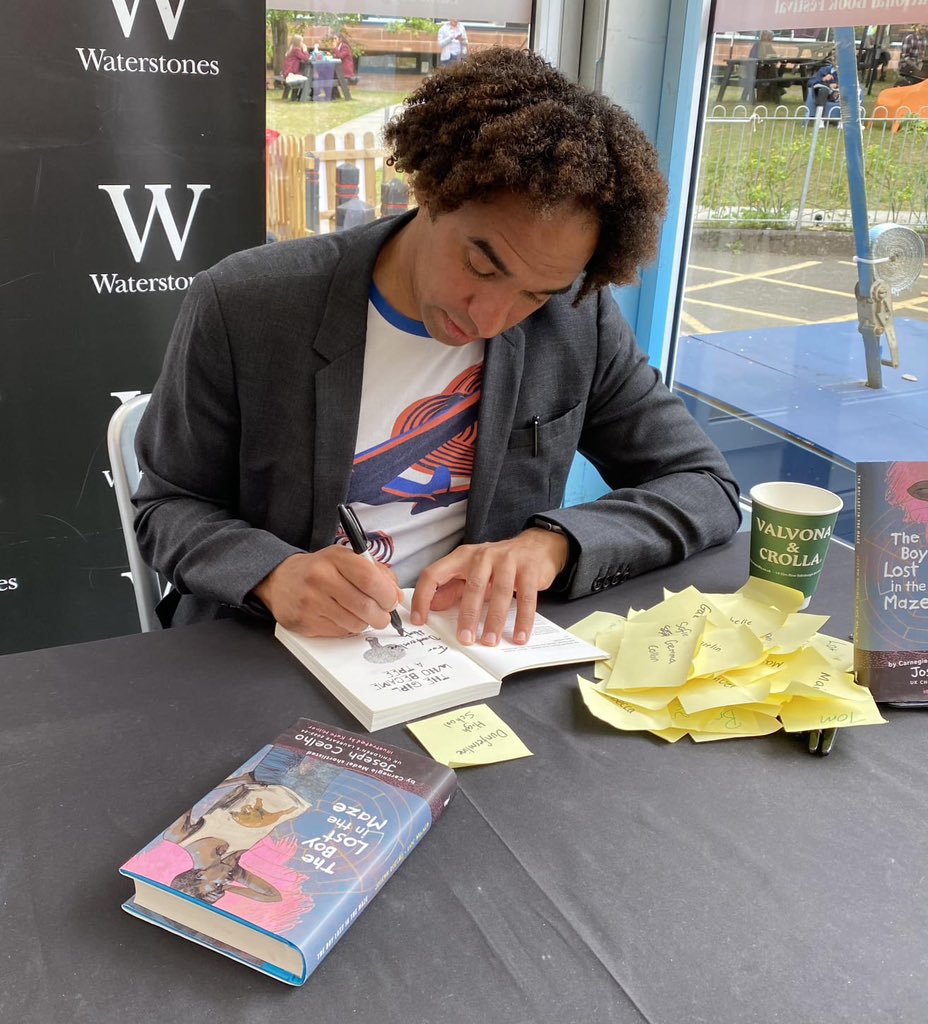A lovely group of S2, S4 and S5 pupils visited the Edinburgh Book Festival today to see Joseph Coelho. We had a wonderful time and we're feeling inspired to do some writing of our own! 📝@edbookfest